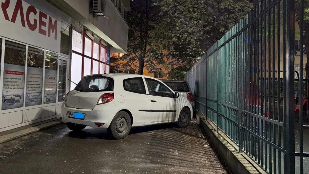 trotuar blocat sofer parcat diagonala bucuresti