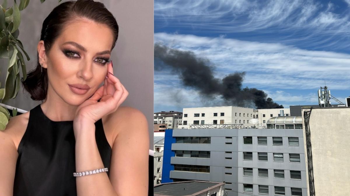 lidia buble a filmat incendiu nord bucuresti aviatiei