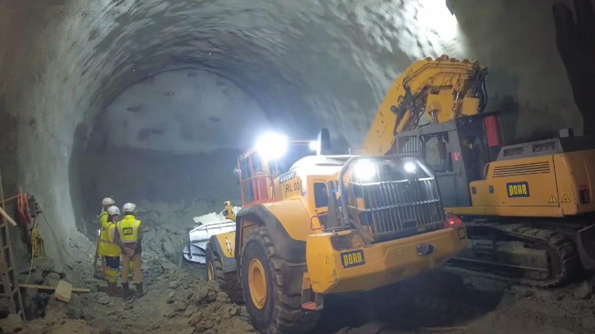 autostrada pitesti sibiu contur forat primul kilometru tunel