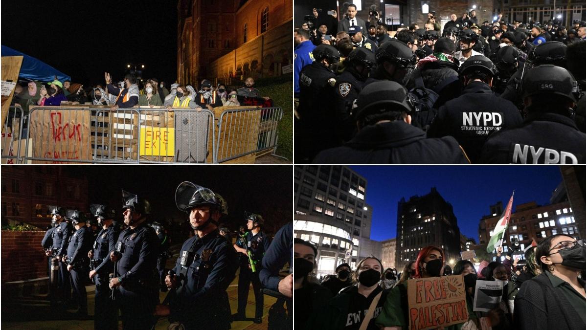 haos violente universitati sua politia gloante cauciuc munitie reala ucla new york joe biden