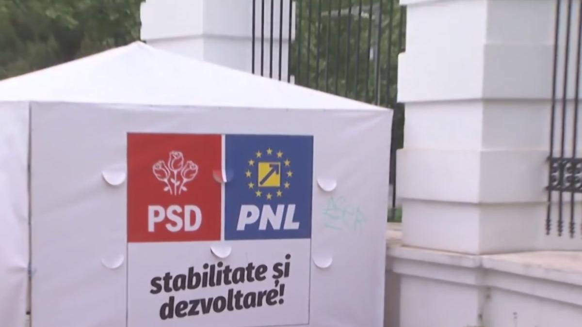bucuresti afise bannere corturi campanie electorala