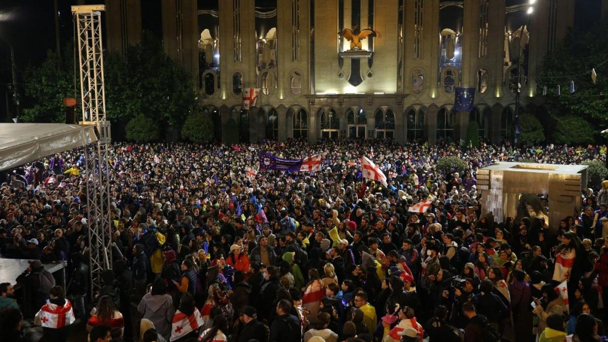 sua georgia fara bani legea agentilor straini proteste gaze lacrimogene