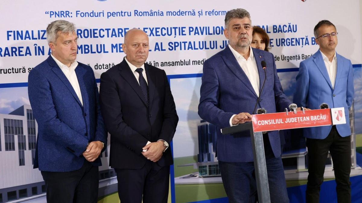 marcel ciolacu echipa psd bacau obtinut finantare pnrr finalizare pavilion spital