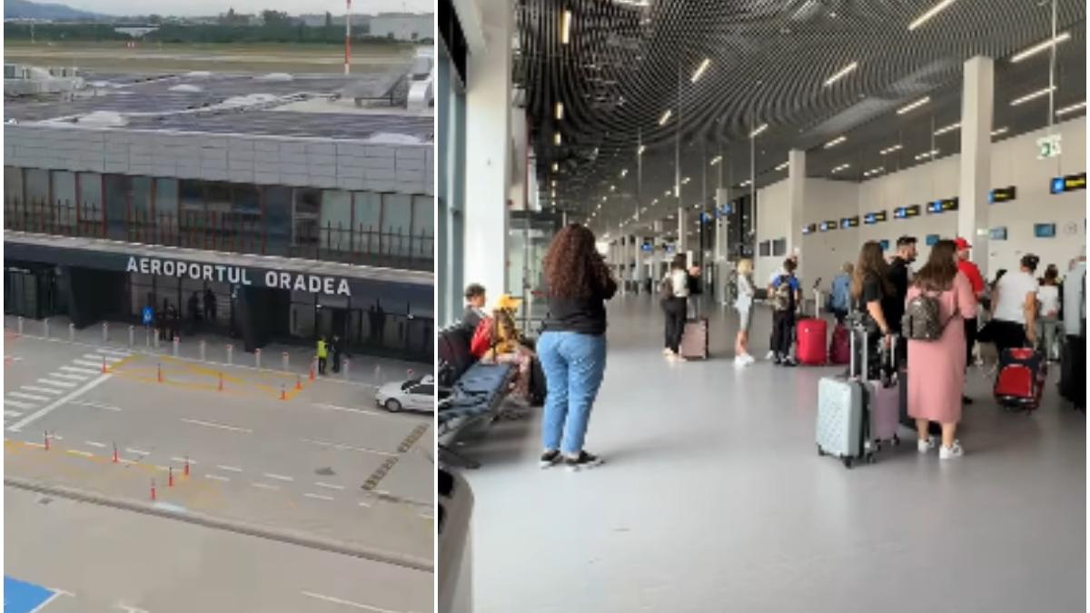primii pasageri noul terminal aeroport oradea cadouri personal
