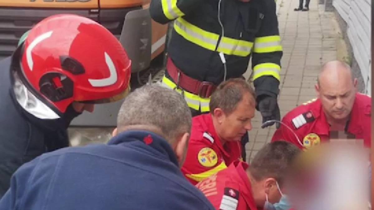 accident masina de gunoi mures sofer transportat elicopter smurd