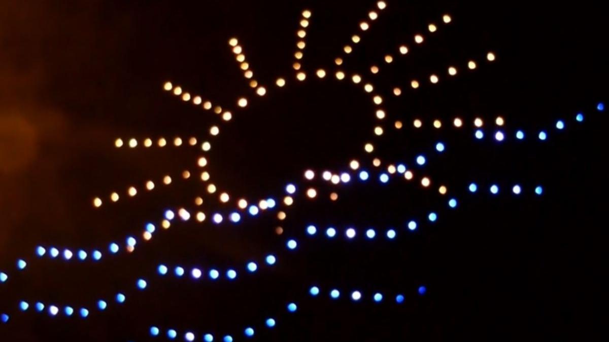 spectacol unic drone artificii zilele orasului constanta