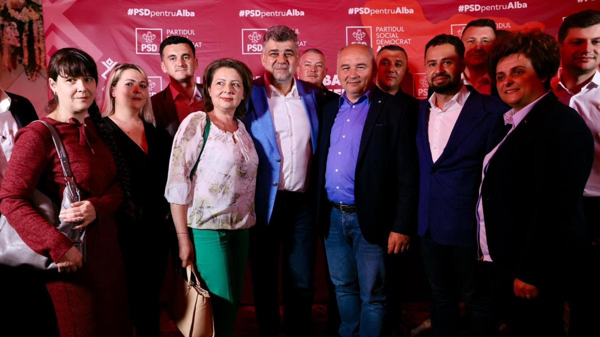 marcel ciolacu campanie alegeri locale alegeri psd alba