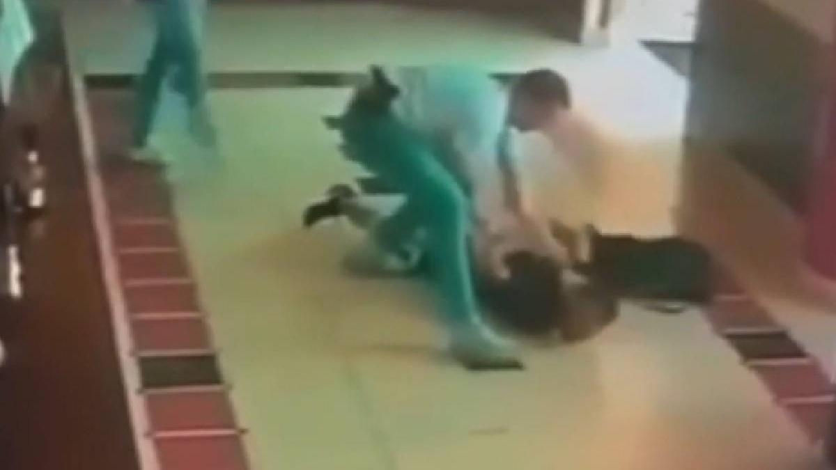 barbat prins pistol geanta timisoara interventie politisti filmata