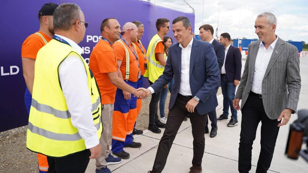 ministrul trasporturilor vizita terminal intermodal decea