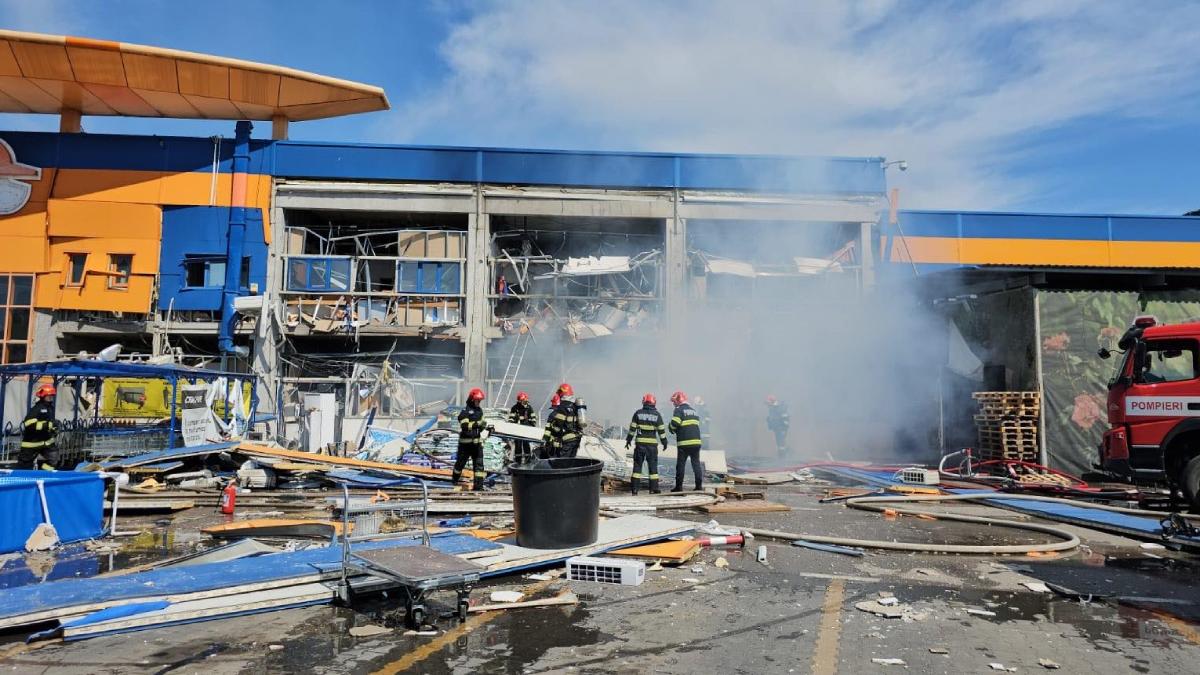 explozie dedeman botosani 7 iunie 2024