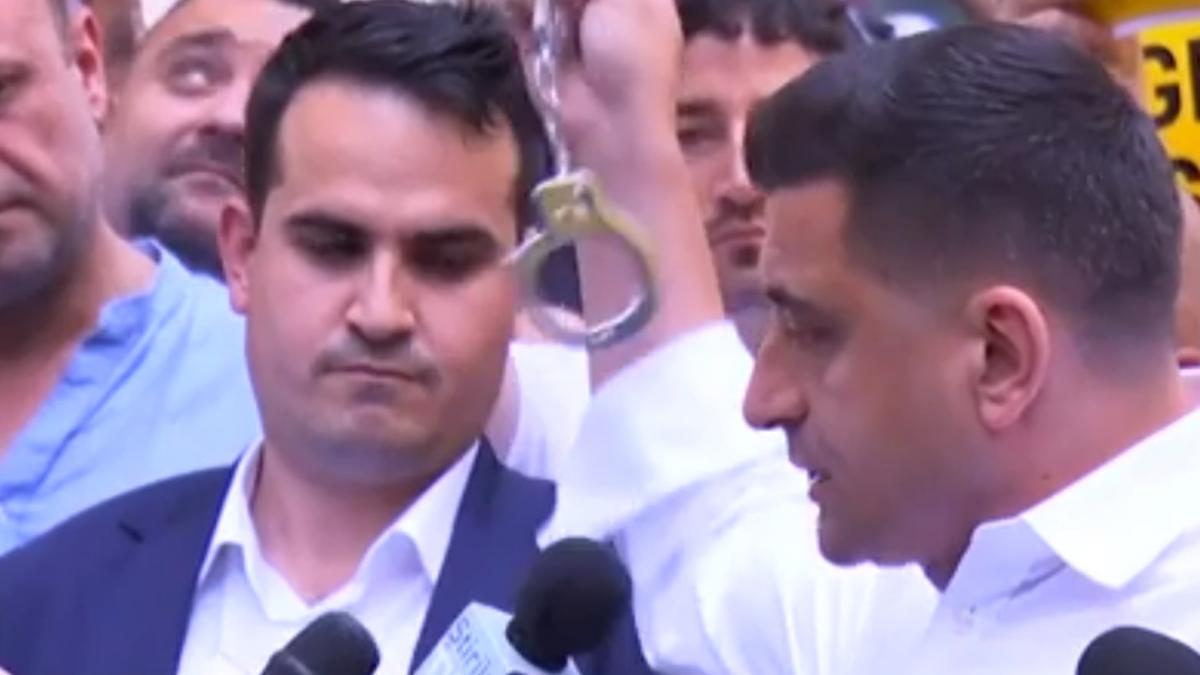 scandal la parchetul general george simion s a dus sa faca circ