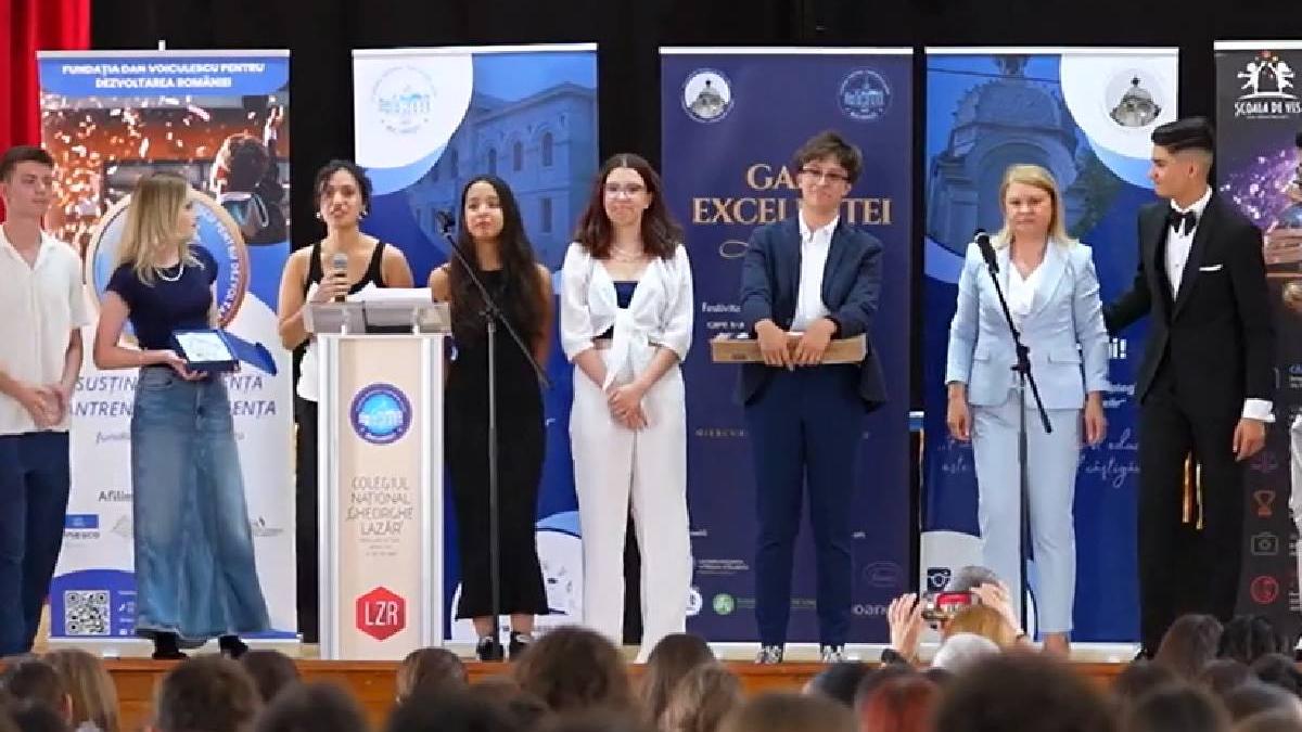 elevii colegiului gheorghe lazar premiati fundatia dan voiculescu dezvoltarea romaniei