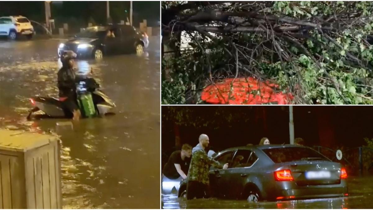 prapad in capitala dupa urgia de noaptea trecuta