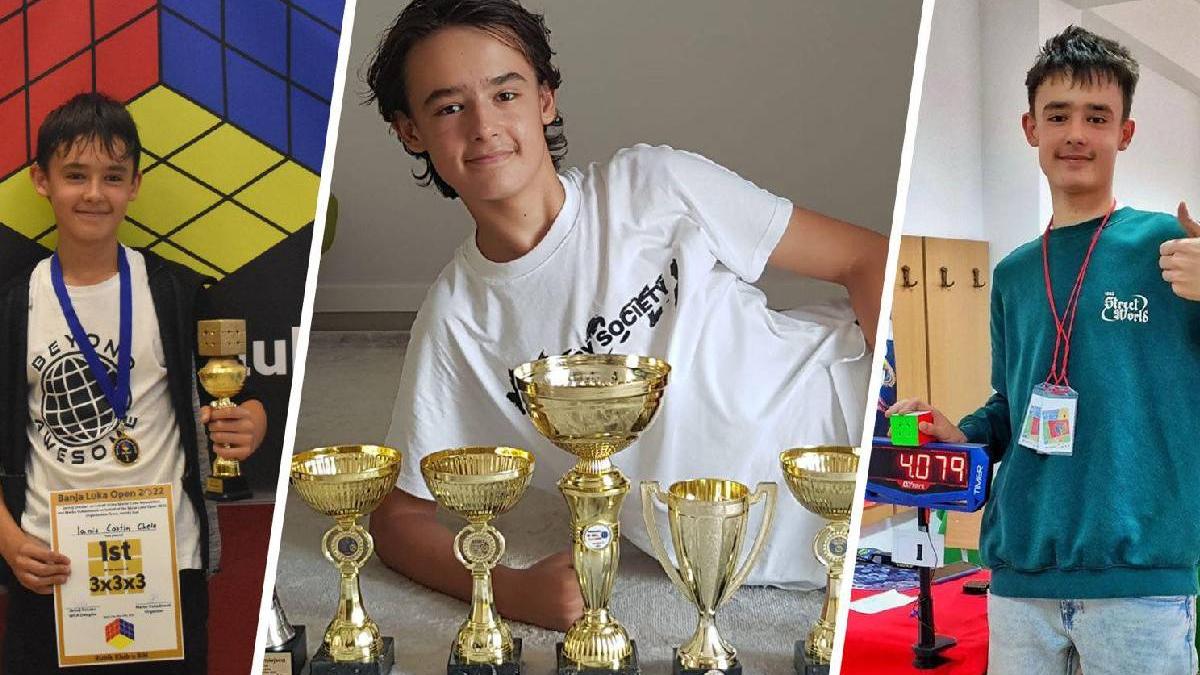 ianis chele va reprezenta romania campionatul european cub rubik poveste adolescent noi recorduri