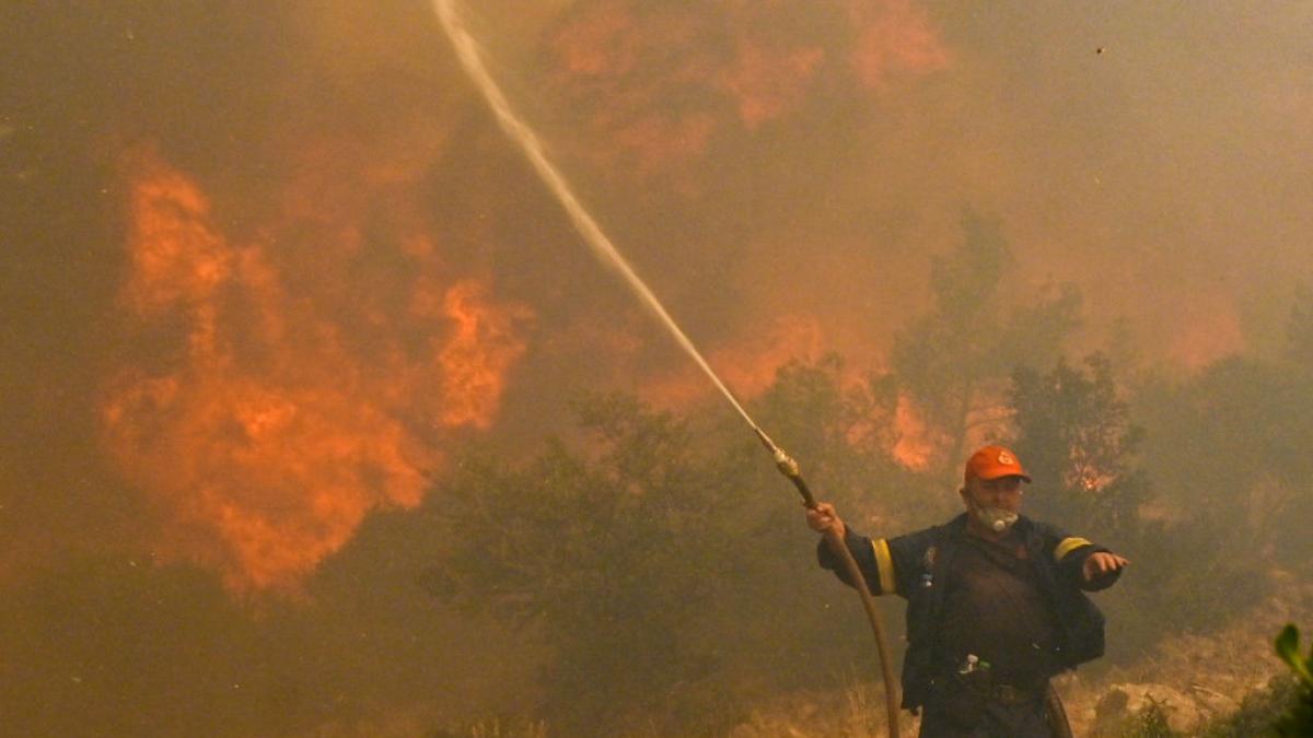 incendii vegetatie grecia atena