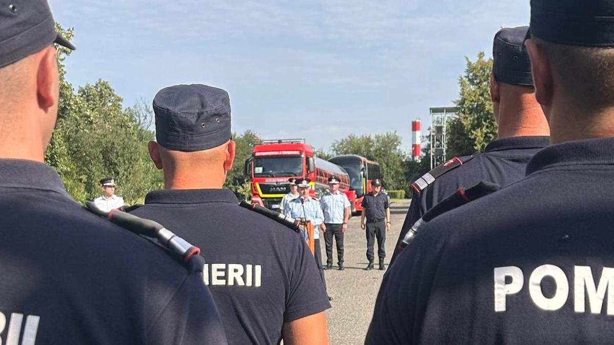pompieri romani misiune franta lupta contra incendiilor de padure anunt igsu