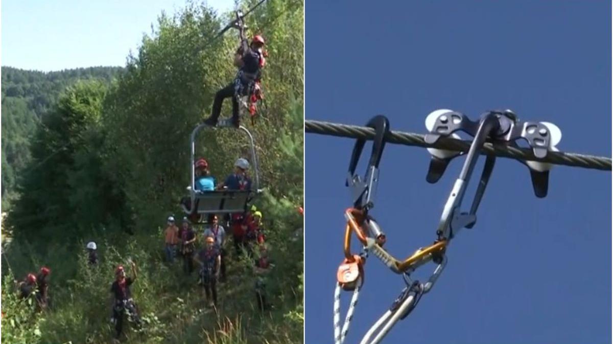 cabina telescaun parang prabusit rupt cablu raniti