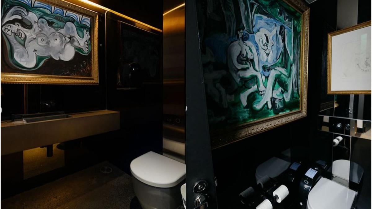 tablouri celebre picasso mutate toaleta muzeu