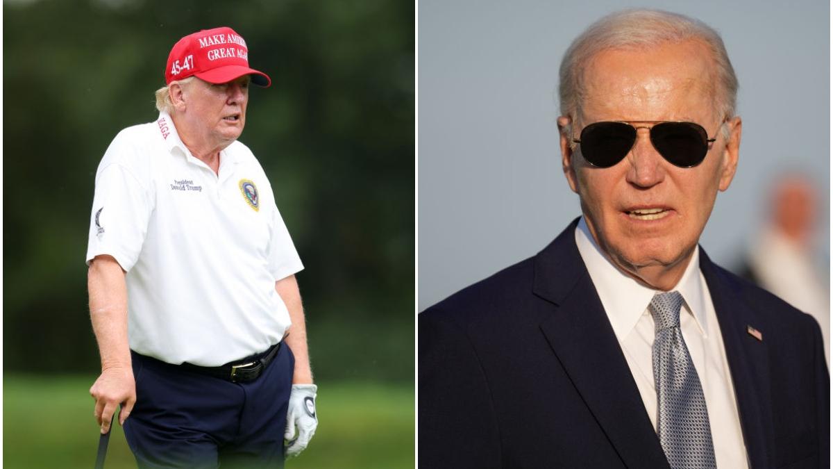 trump provocare biden meci de golf dezbatere prezidentiala fara moderator