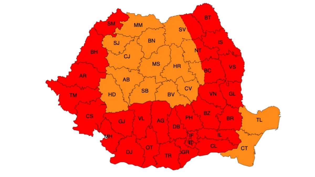 temperaturi sufocante in romania anm a anuntat cand intra in vigoare codul rosu care va fi valabil
