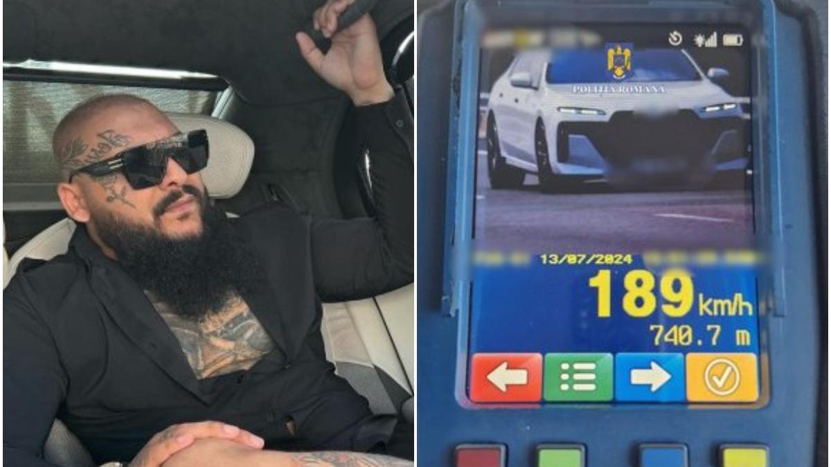 dani mocanu fara permis viteza excesiva a2 radar politia autotrazi