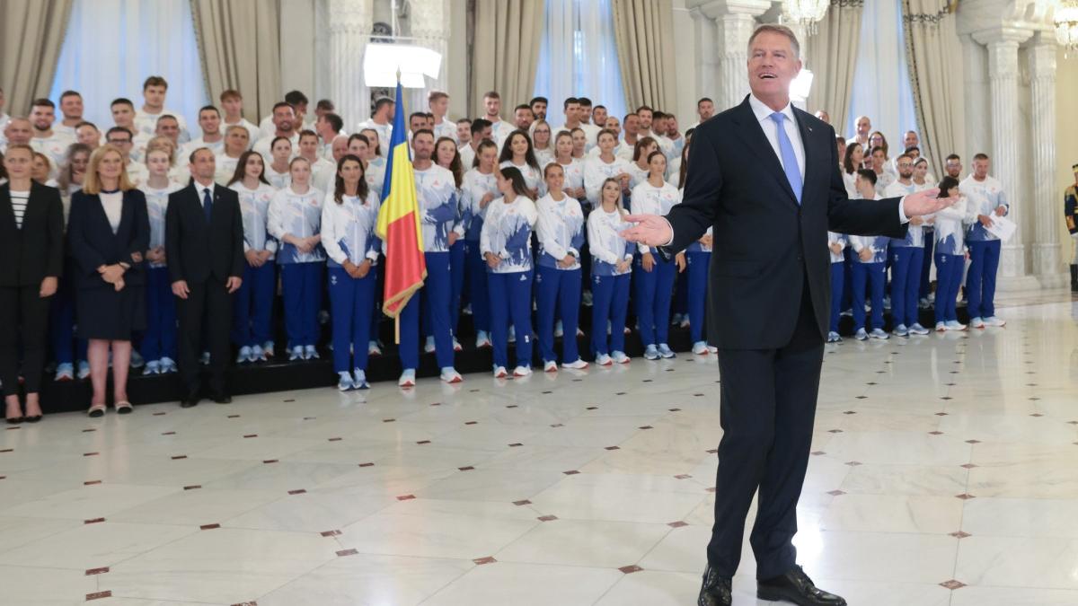 klaus iohannis mesaj de sustinere pentru echipa olimpica inaite de jocurile olimpice