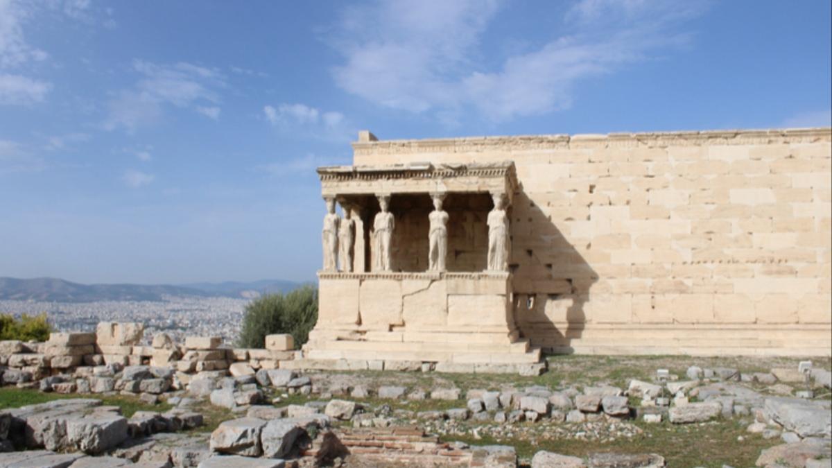 acropola atena grecia turisti canicula