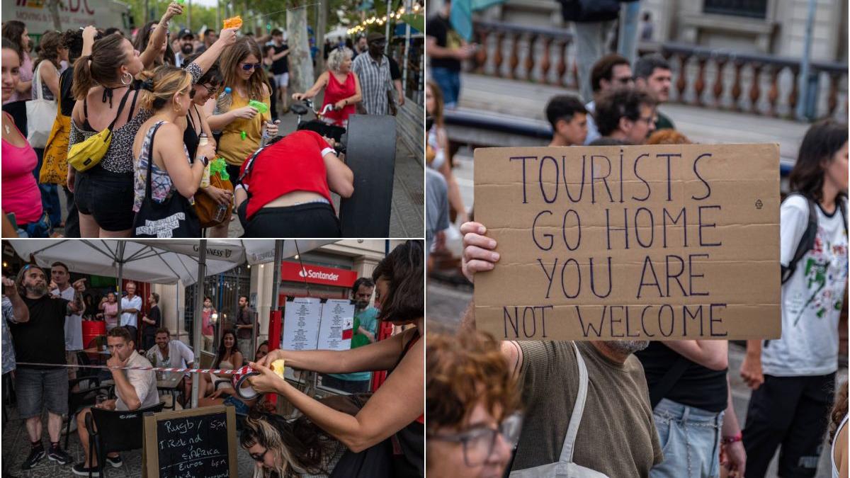 dupa protestele in care turistii au fost atacati cu pistoale cu apa barcelona vrea acum sa le ceara
