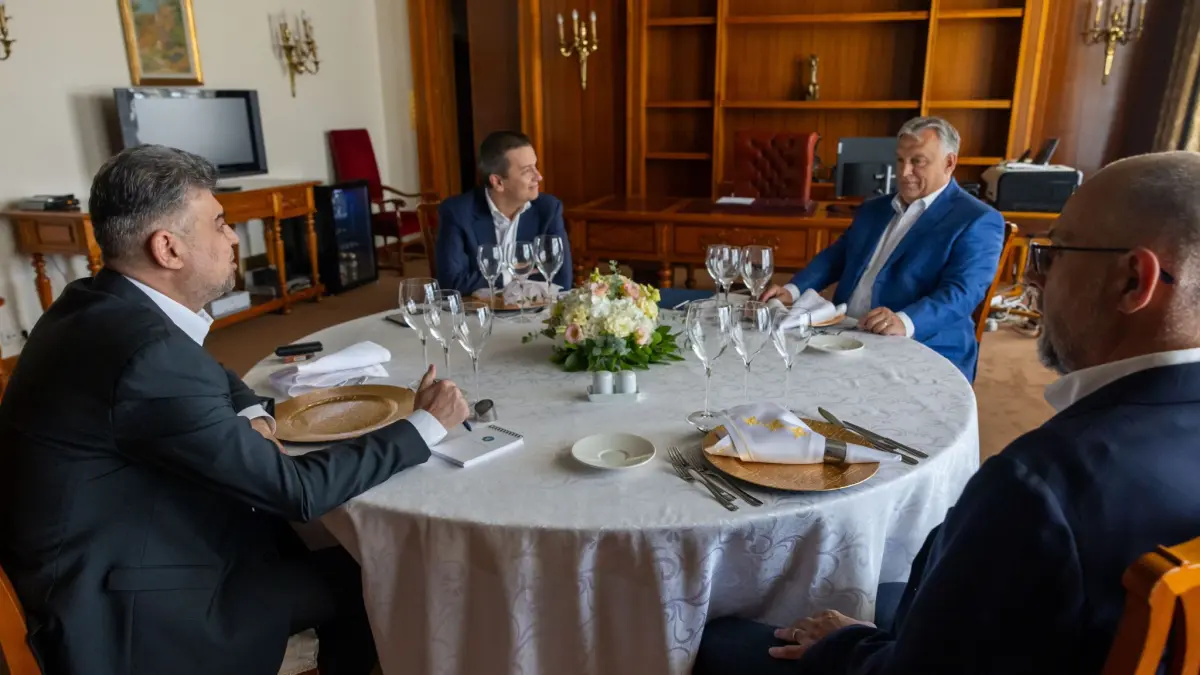 viktor orban vine in romania se intalneste cu marcel ciolacu inainte de controversatul discurs de