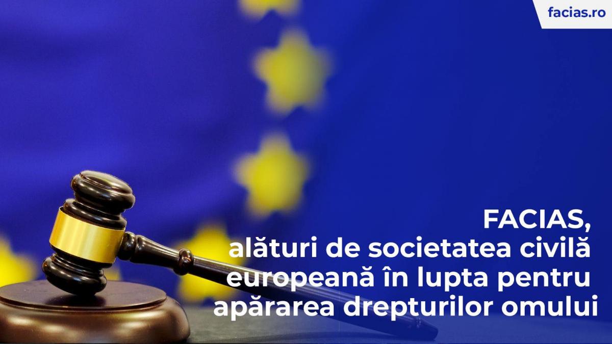facias alaturi de societatea civila europeana in lupta pentru apararea drepturilor omului