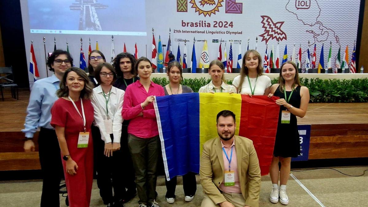 elevii romani au obtinut cinci medalii dintre care una de aur la olimpiada internationala de lingvistica din brazilia