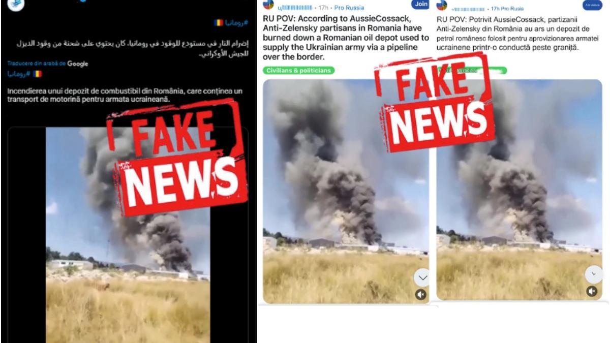 mapn dezminte un fake news despre incendierea unui depozit de carburanti din romania informatiile sunt in totalitate false