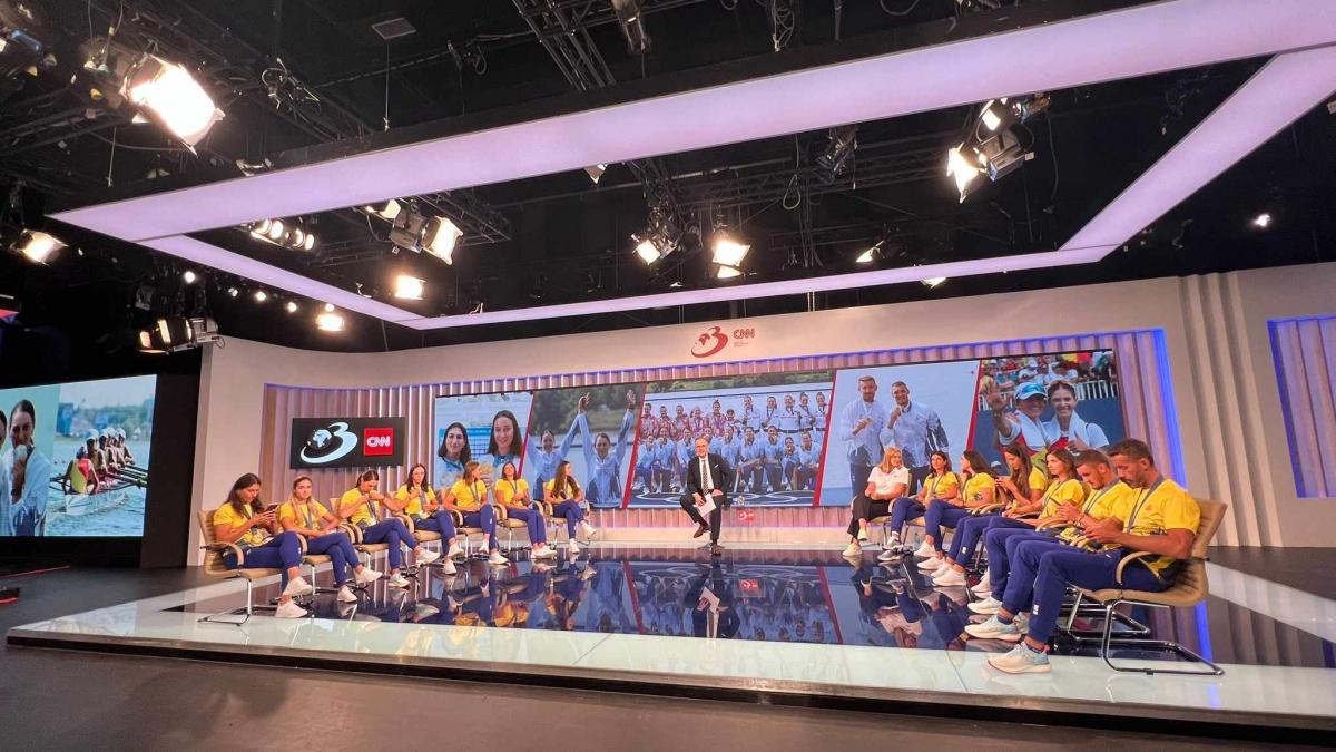 canotorii romani care au castigat 5 medalii la jo 2024 in platoul antena 3 cnn ce le au zis sharon stone si celelalte vedete la paris