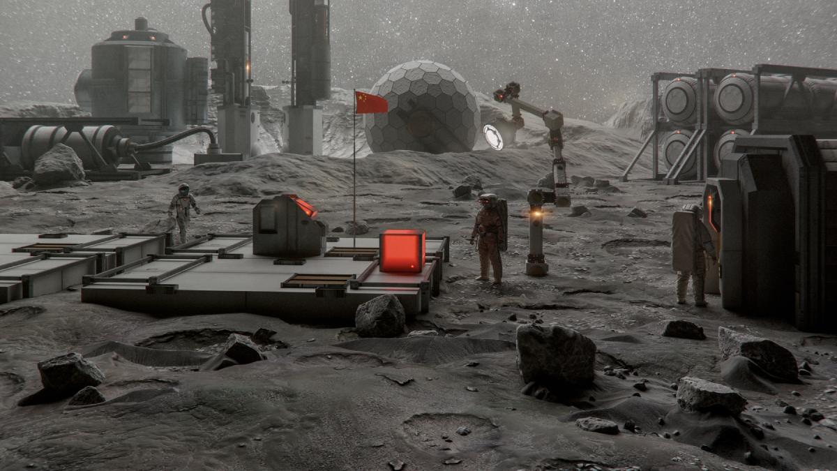 molecule de apa de latimea unui fir de par au fost descoperite pe mostrele aduse de china de pe luna