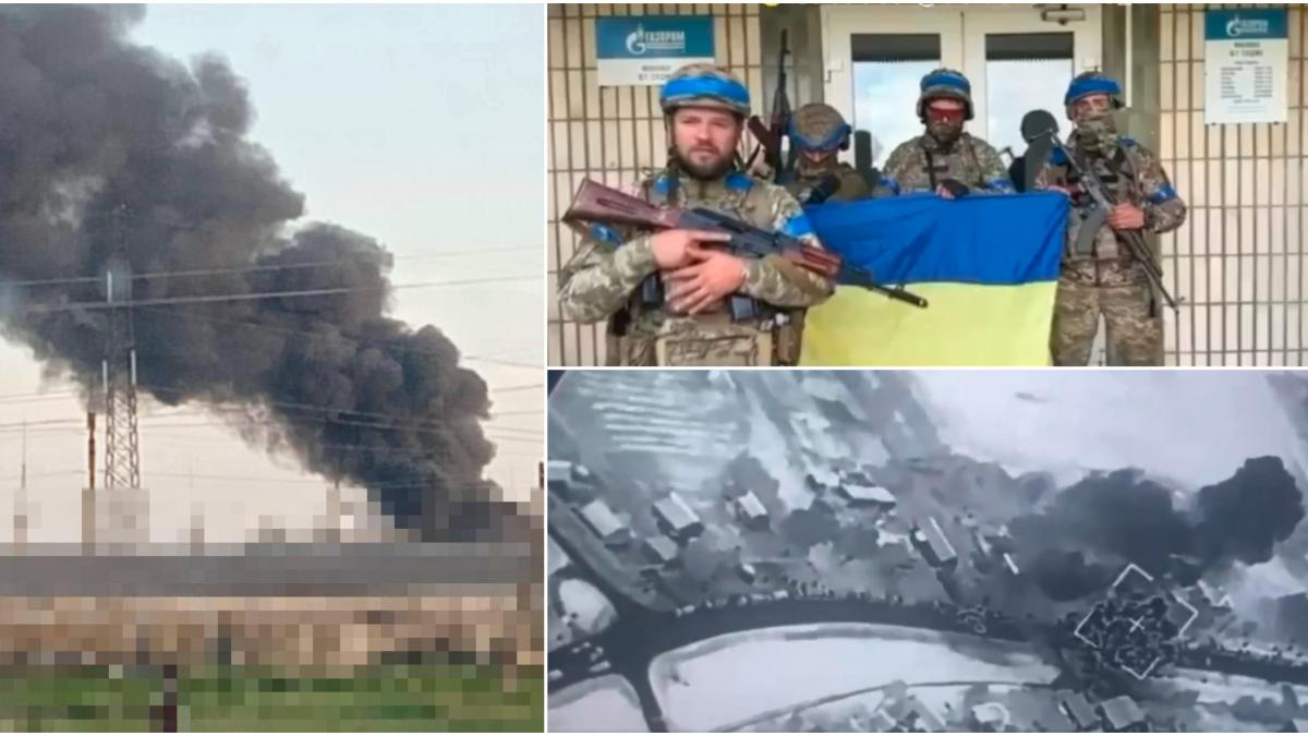 invazie ucraineana in rusia trupele kievului se apropie de centrala nucleara kursk primele imagini cu statia sudja gazprom cucerita