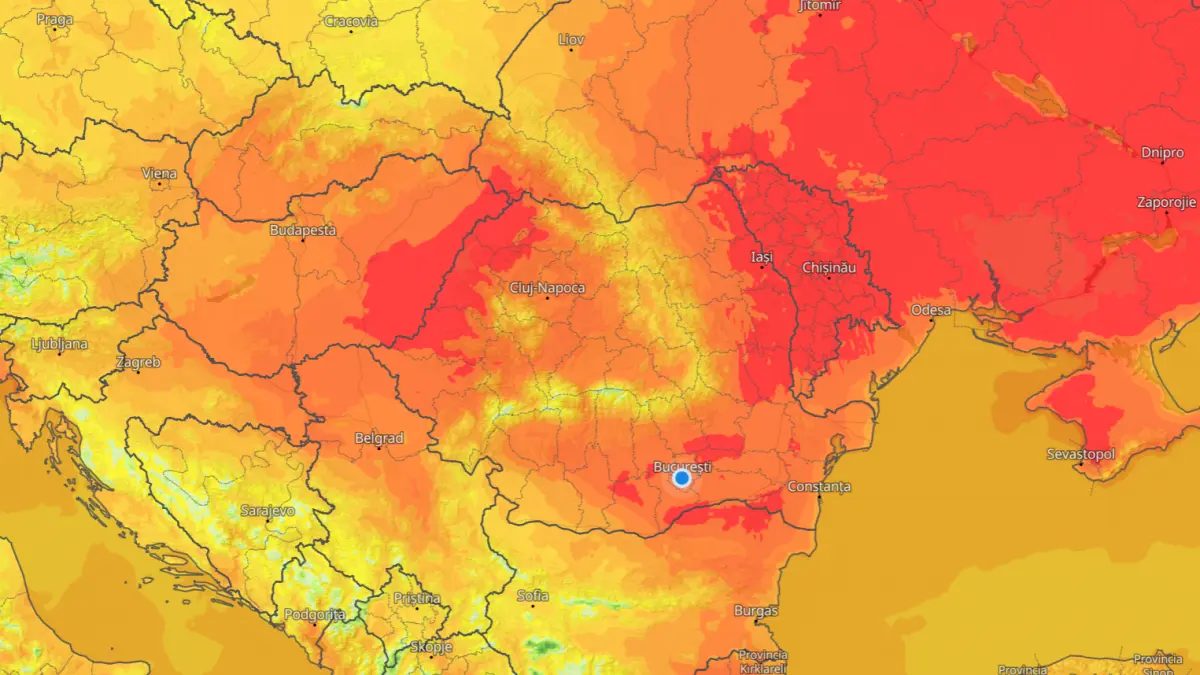 codul rosu de caldura a fost prelungit in romania aproape toata tara este afectata de valul extrem de canicula