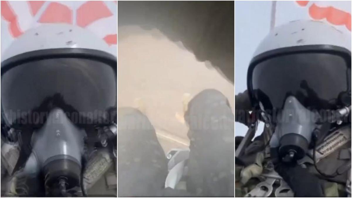 n am avut timp sa reactionez un pilot rus s a filmat dupa catapultarea din avionul care cade spre sol cu un motor in flacari n am avut timp sa reactionez un pilot rus s a filmat dupa catapultarea din avionul care cade spre sol cu un motor in flacari