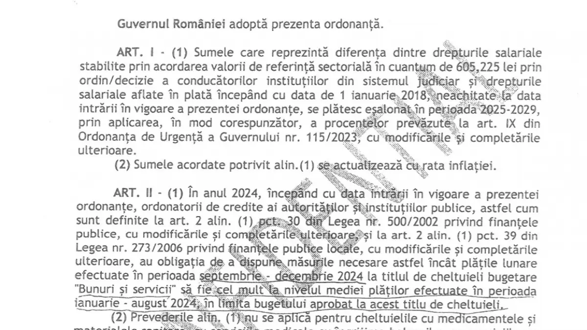 document ordonanta austeritatii ce bugetari vor fi afectati de taieri fara evenimente pe bani publici in campania electorala