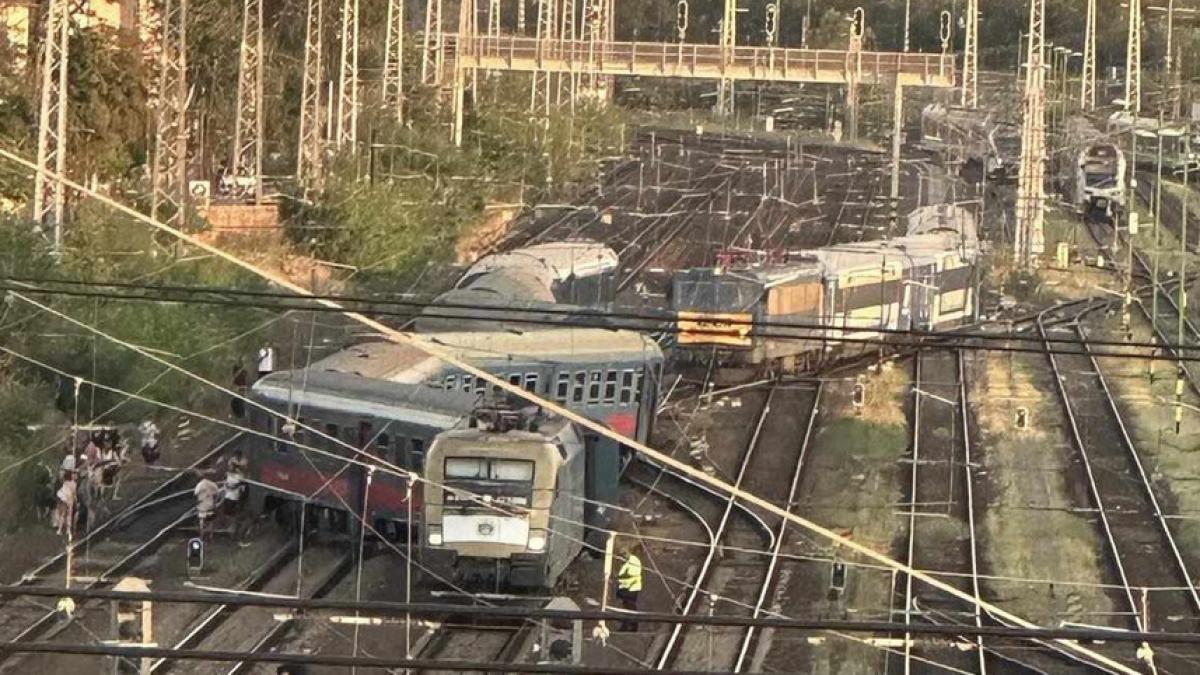 un tren care circula de la cluj la budapesta a deraiat in capitala ungariei traficul feroviar complet blocat