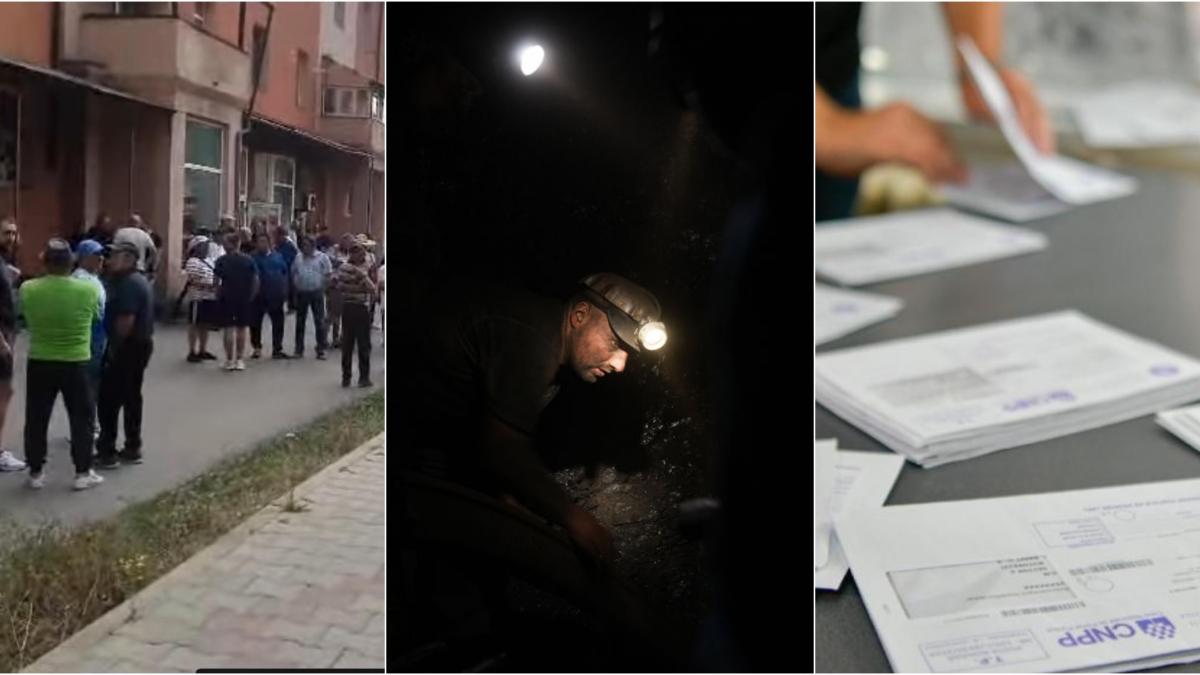 haosul recalcularii pensiilor minerii au iesit in strada sunt mii de contestatii casele de pensii cer postei sa opreasca deciziile