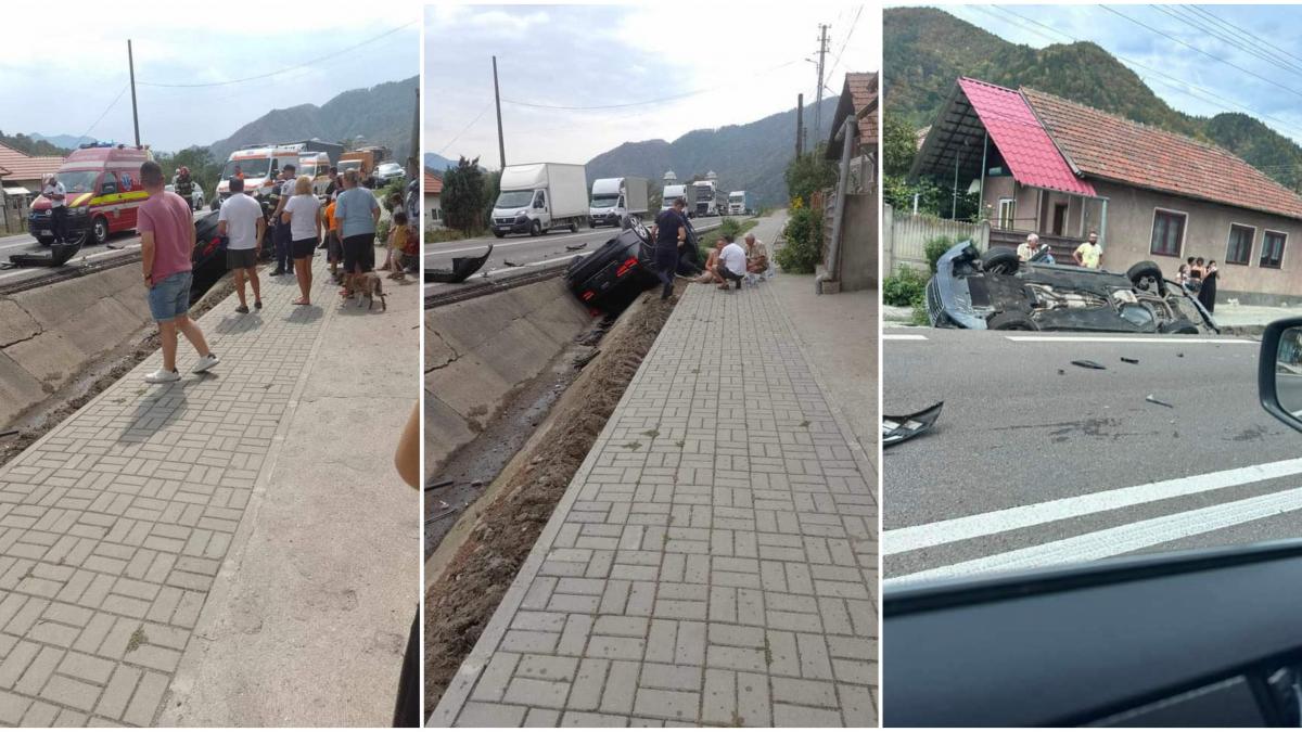 masina ministrului familiei s a rasturnat dupa un accident pe valea oltului natalia intotero a fost dusa la spital