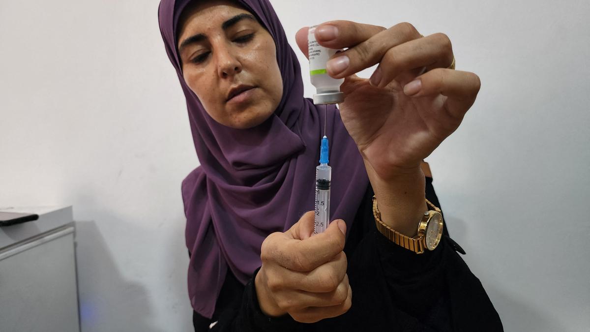 israelul este de acord sa intrerupa luptele din gaza pentru vaccinarea copiilor impotriva poliomielitei