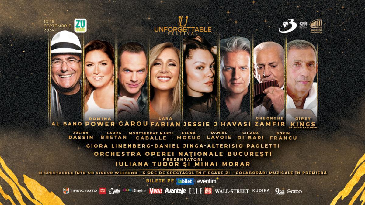 unforgettable festival al bano lara fabian romina power si gheorghe zamfir printre artistii care vor canta pe scena de la romexpo