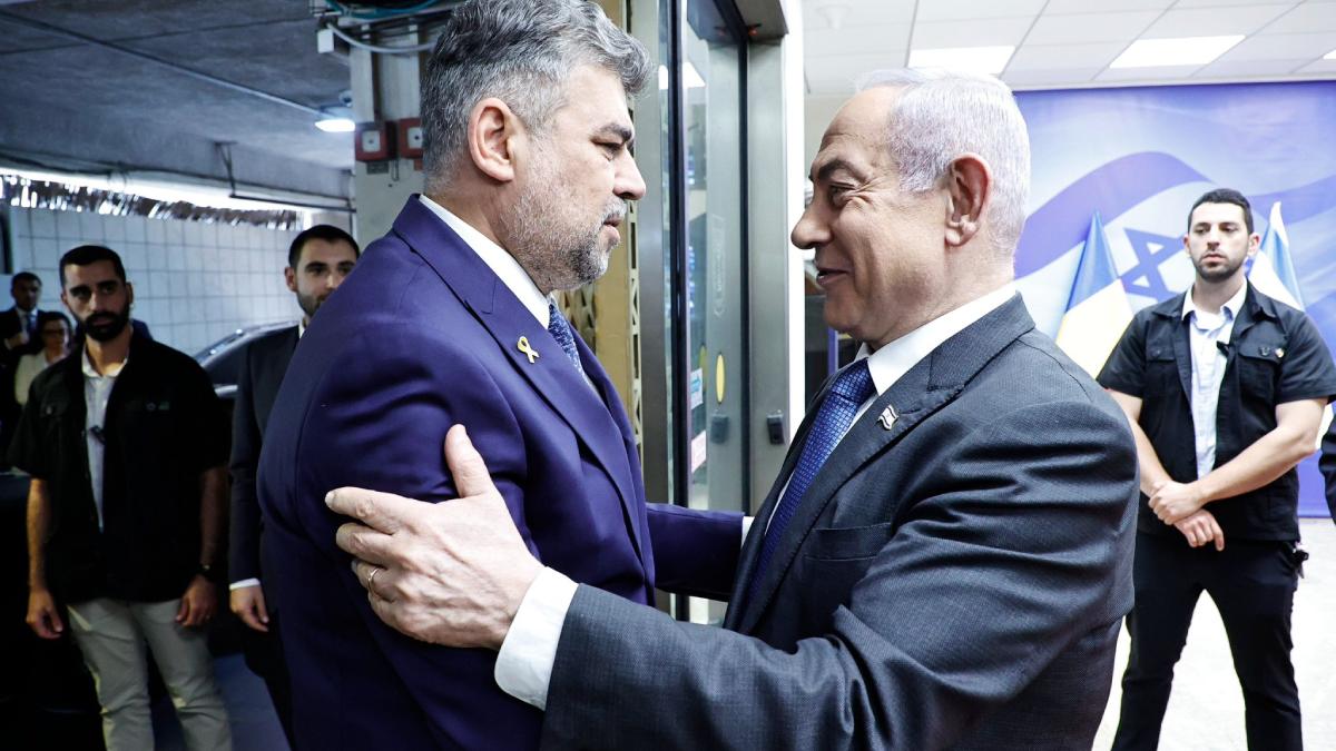 marcel ciolacu vizita in israel premierul se intalneste cu benjamin netanyahu si cu presedintele isaac herzog