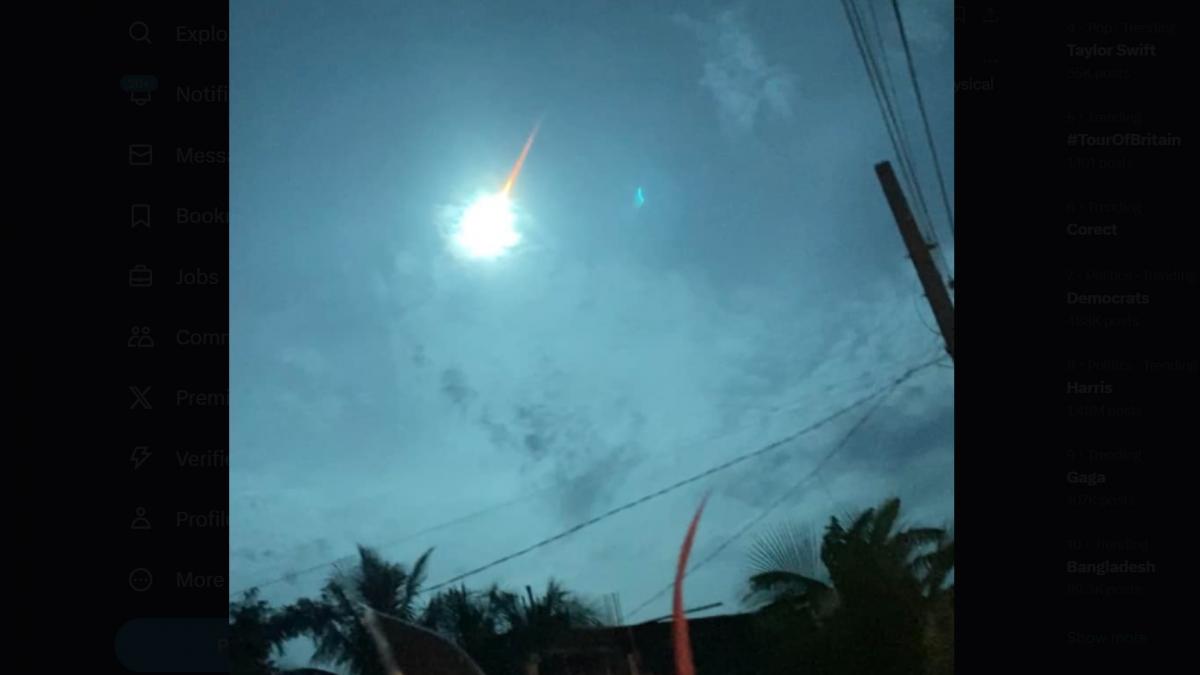 video momentul in care un asteroid se prabuseste pe pamant a fost descoperit cu doar cateva ore inainte