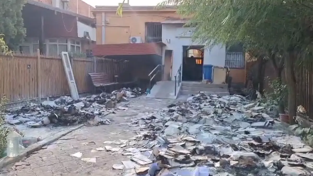 arhiva fiscului din filiasi a ars intr un incendiu care a izbucnit in timpul noptii