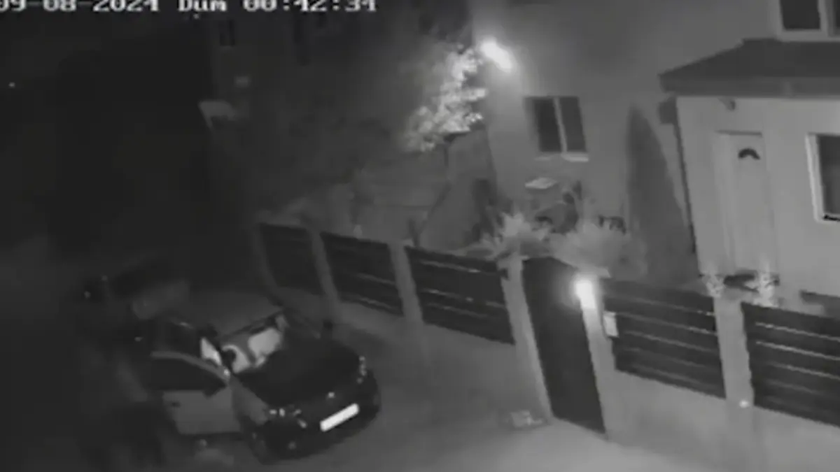 imagini cu hoti care sparg zeci de masini intr o singura noapte in ilfov talharii cu cagule si rangi nu se tem de camerele video