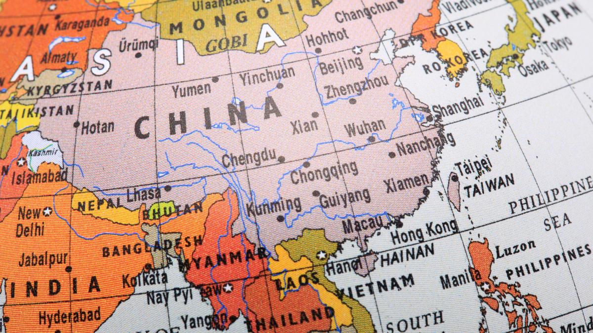 harta asia China