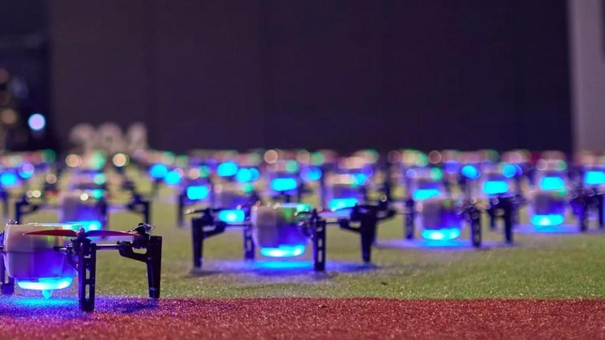 doua noi recorduri mondiale pentru cel mai impresionant spectacol cu peste 1 500 de drone imaginile care au intrat in istorie