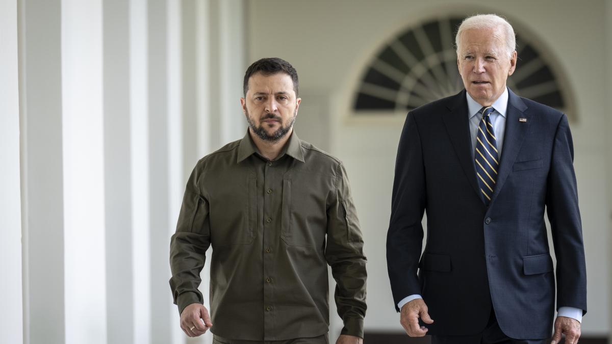 zelenski merge la biden sa i prezinte planul de victorie impotriva lui putin va dezbate strategia si cu trump si harris